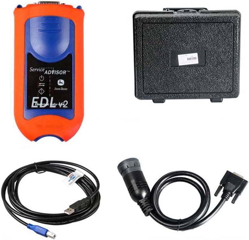  Original V5.3 AG+V5.3 CF Software Service Advisor EDL V2 Heavy Duty Scanner Electronic Data Link Truck  Kit for John Deere